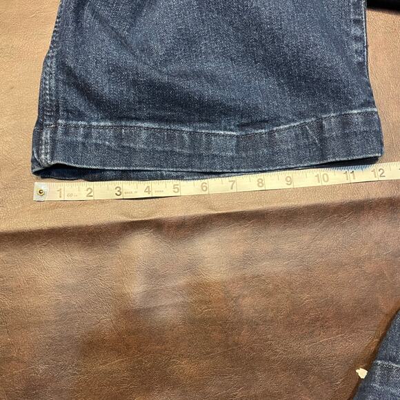 Old Navy Extra High-Rise Wide Leg Jeans‎ 18P Blue Denim Front Patch Pockets New - Picture 14 of 16